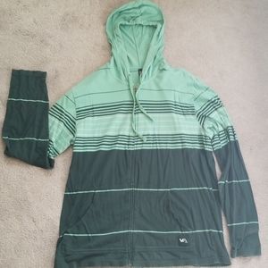 Light shirt zip up hoody
